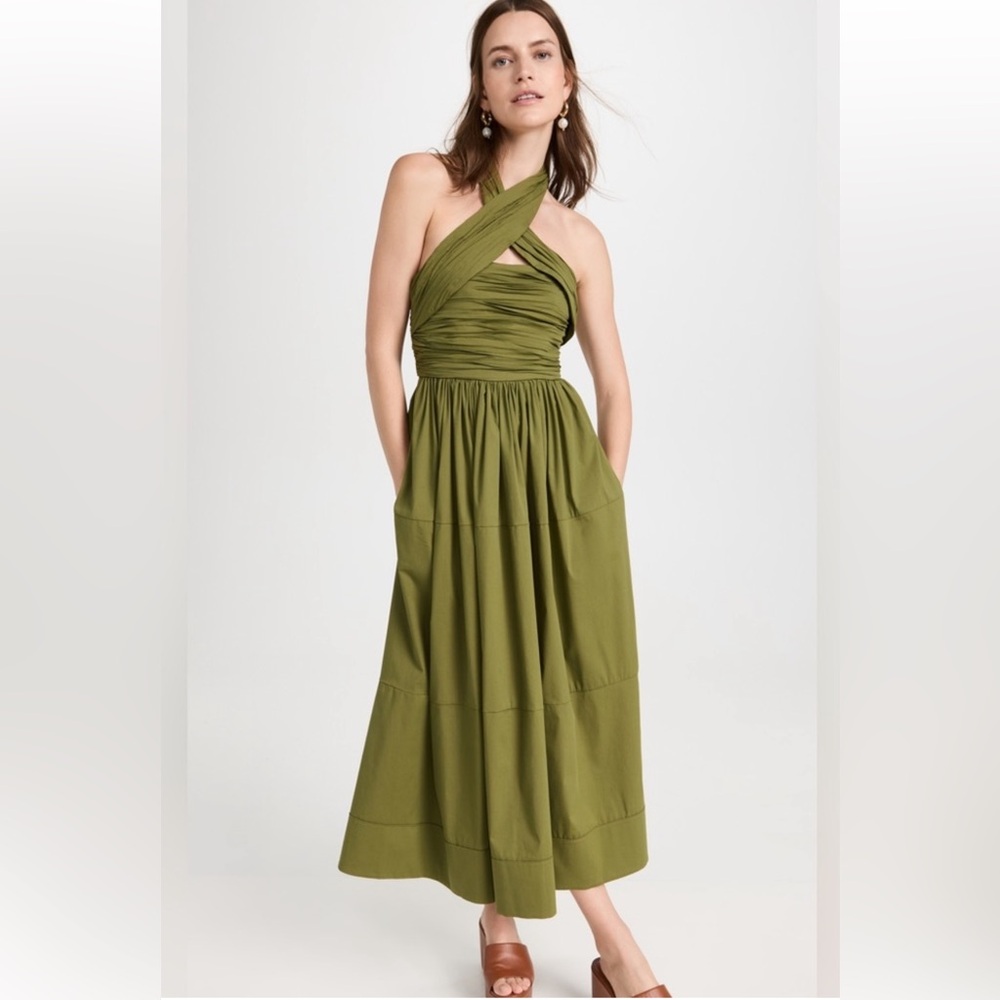 Cinq a Sept Green Taylen Dress NWT